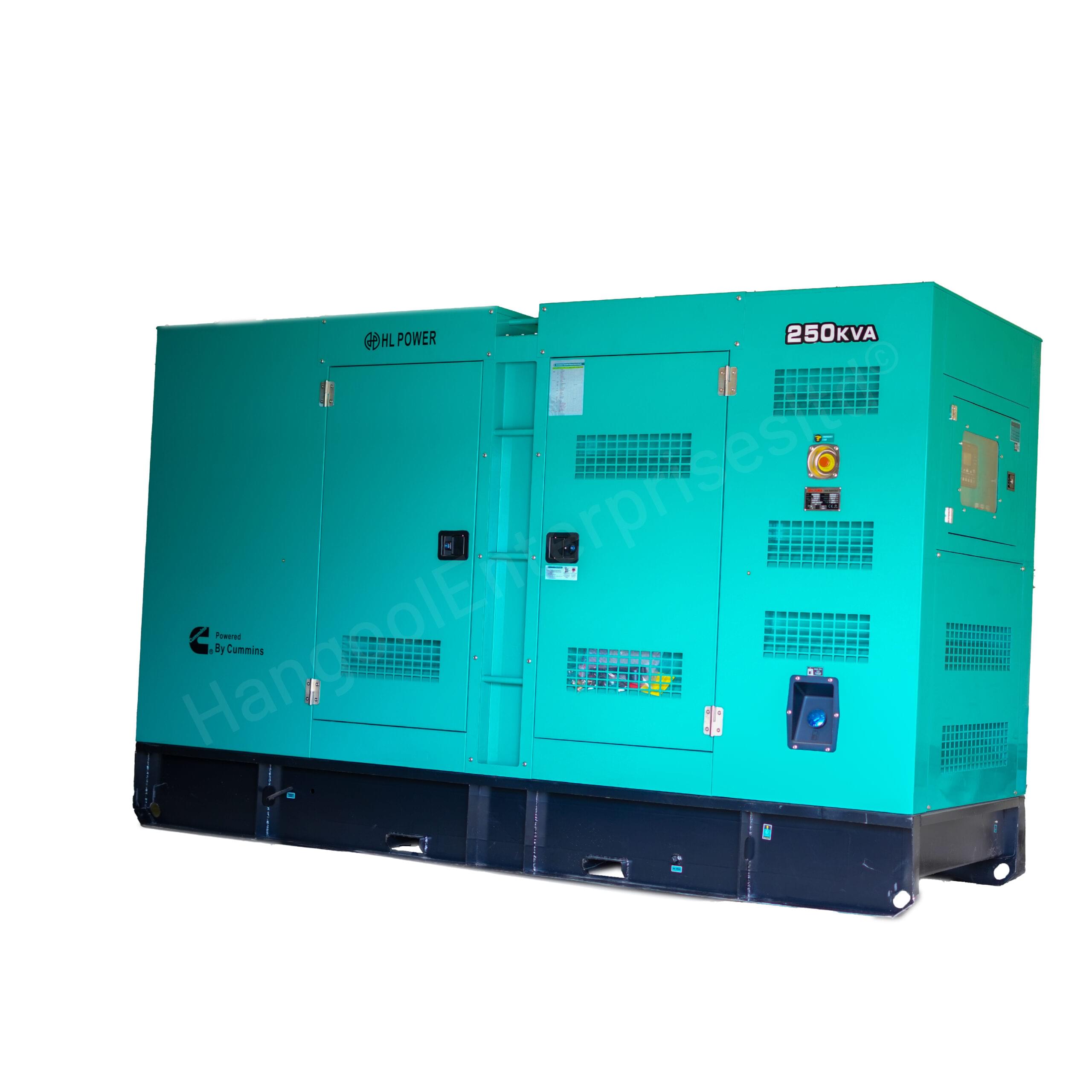 HL Power 250kVA Silent Diesel Generator with Cummins Engine