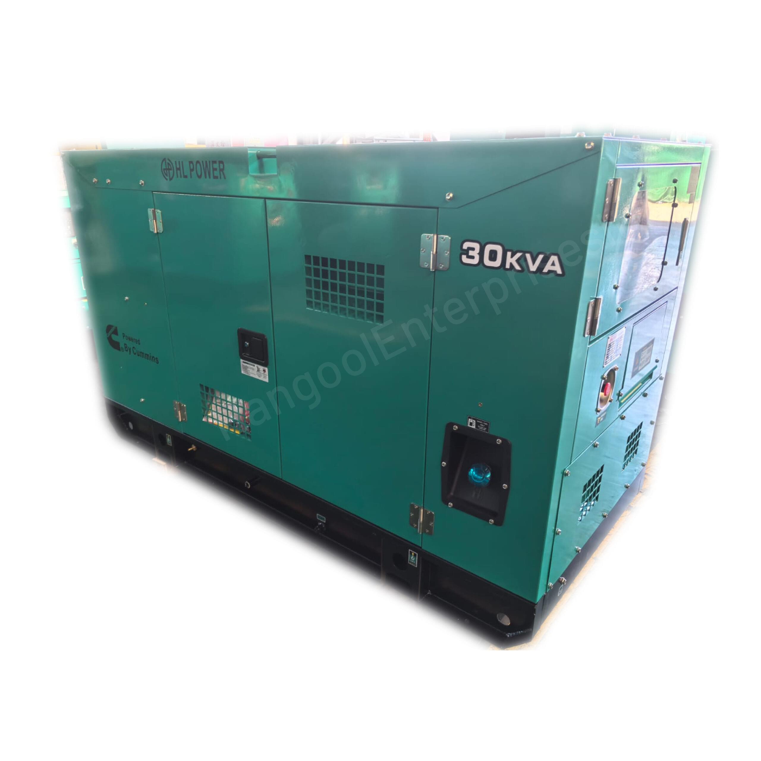 HL Power 30kVA Silent Diesel Generator with Cummins Engine