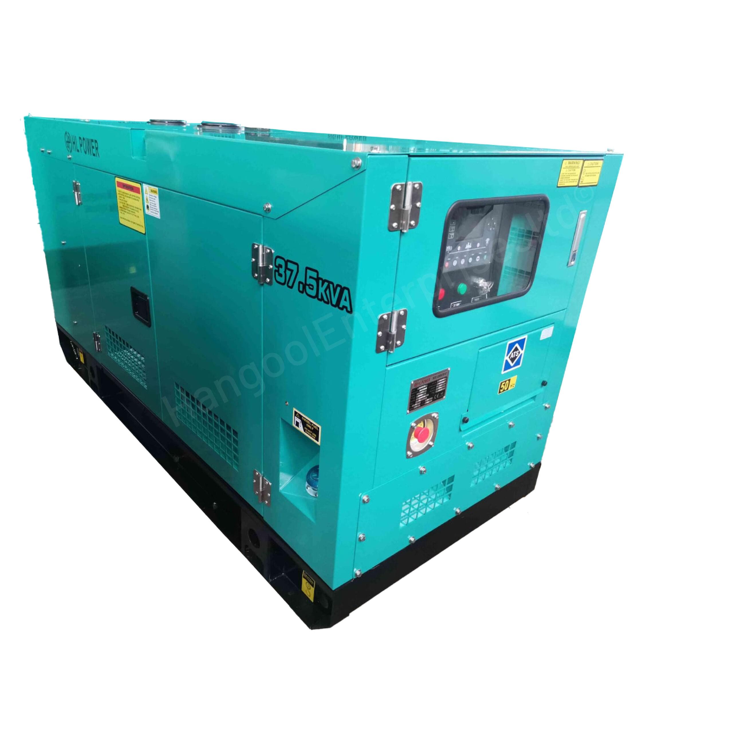 HL Power 37.5kVA Silent Diesel Generator with inbuilt ATS
