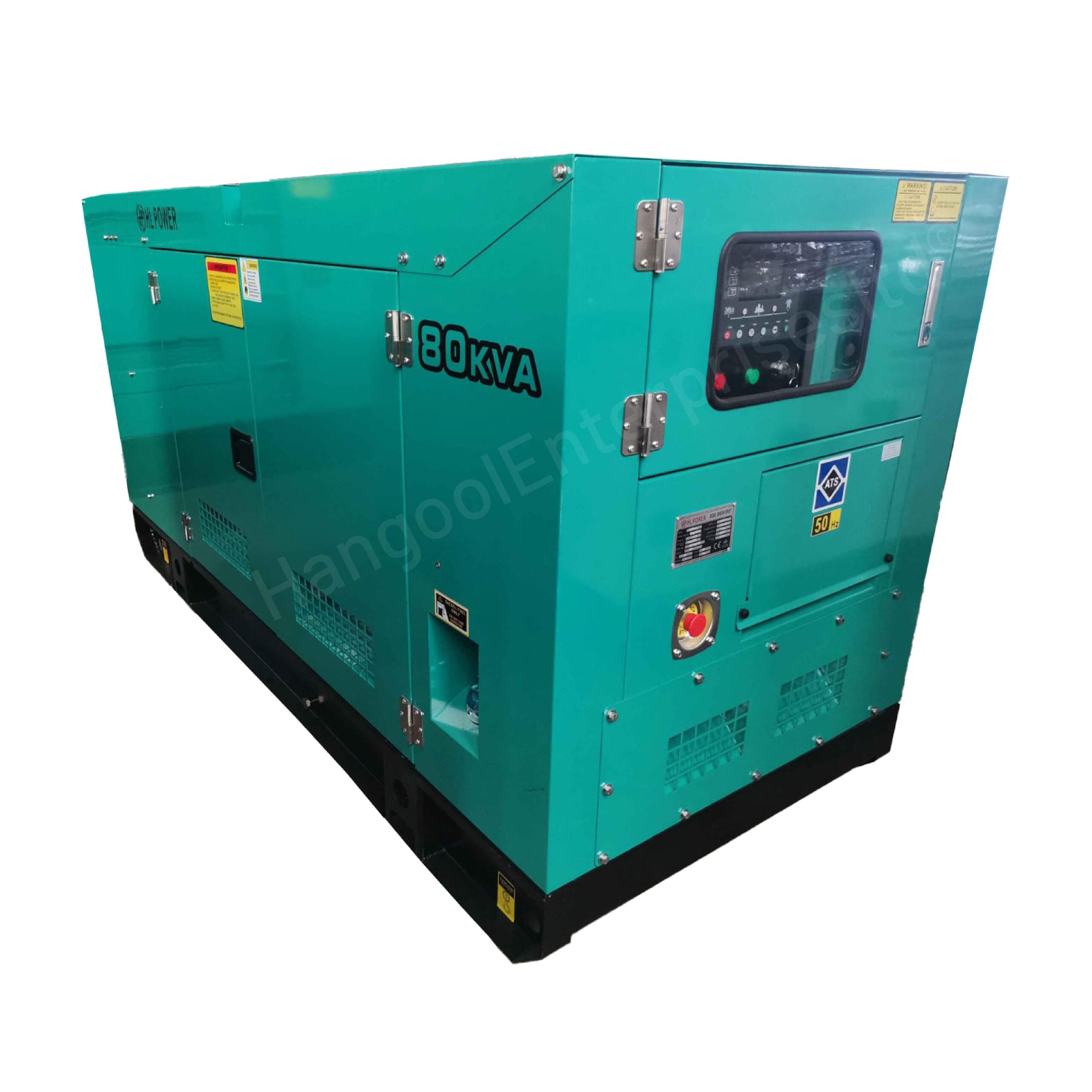 HL Power 80kVA Silent Diesel Generator with inbuilt ATS